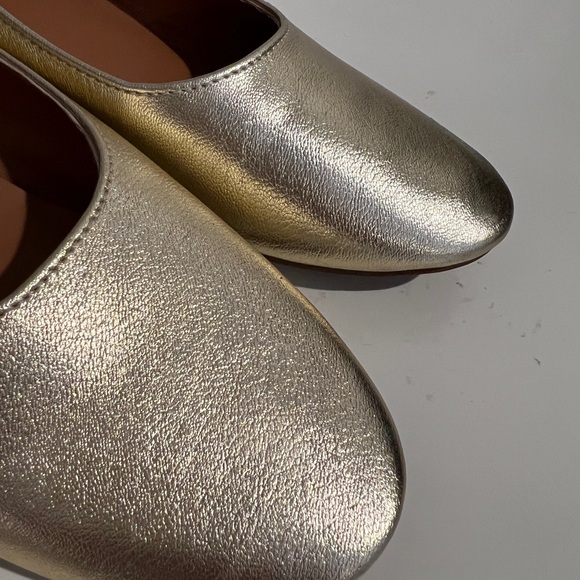 H&M GOLD BALLET HEELS WOMEN'S SIZE 36/5.5 - Picture 9 of 12